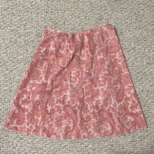 Cute pink printed skirt